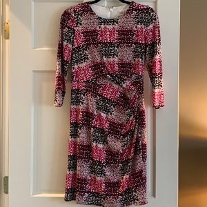 Eliza J pink print dress